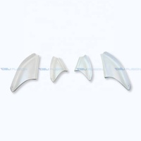Pour Mitsubishi Lancer Evolution X EVO 10 CZ4A 2008-2016, kit carrosserie avec ailerons avant de style VRS en FRP
