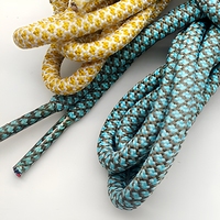 Lacets ronds en daim colorés avec logo personnalisé, lacets tressés pour baskets et chaussures de sport