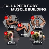 Barre d'exercice en acier robuste avec ressort en spirale, logo personnalisé, pour les bras et le haut du corps, extenseur de poitrine, barre d'exercice Power Twister pour la remise en forme