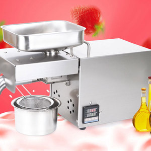 In Acciaio Inox completo di Macchina di Estrazione Dell'olio 3-6 kg/h Piccola Noce di Cocco <span class=keywords><strong>Frantoio</strong></span> Macchina/<span class=keywords><strong>Pressa</strong></span> di Olio di Cocco - Product Image 4