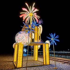 Customized <b>LED</b> Firework <b>Tree</b> <b>Light</b> Outdoor Landscape Decoration for Commercial Projects - Product Image 1