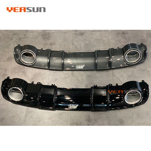 Diffuseur arrière de style RS4 de haute qualité avec tuyaux d'échappement pour <span class=keywords><strong>Audi</strong></span> B9 <span class=keywords><strong>A4</strong></span> 2016 2017 2018 <span class=keywords><strong>2019</strong></span> <span class=keywords><strong>sline</strong></span> - Product Image 4