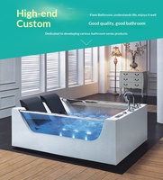 Baignoire à remous intérieure moderne et simple, avec contrôle de température précis, design multifonctionnel, confortable et pratique.
