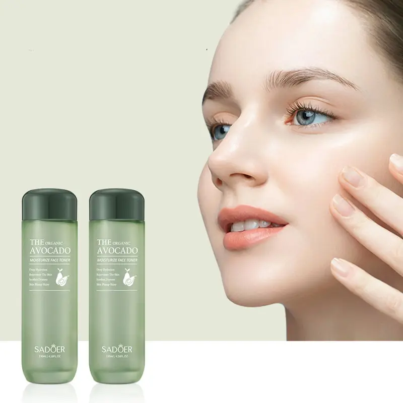 Eigenmarke kostenloses Muster Kollagen Gesicht und Körper Toner organische Ölfreie grüne aufhellende Gesichtstoner und Serum