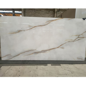 Dalles de pierre frittée effet marbre blanc 12 mm, dalles de porcelaine effet marbre gris 1200x2800 mm, aspect <span class=keywords><strong>béton</strong></span> - Product Image 1