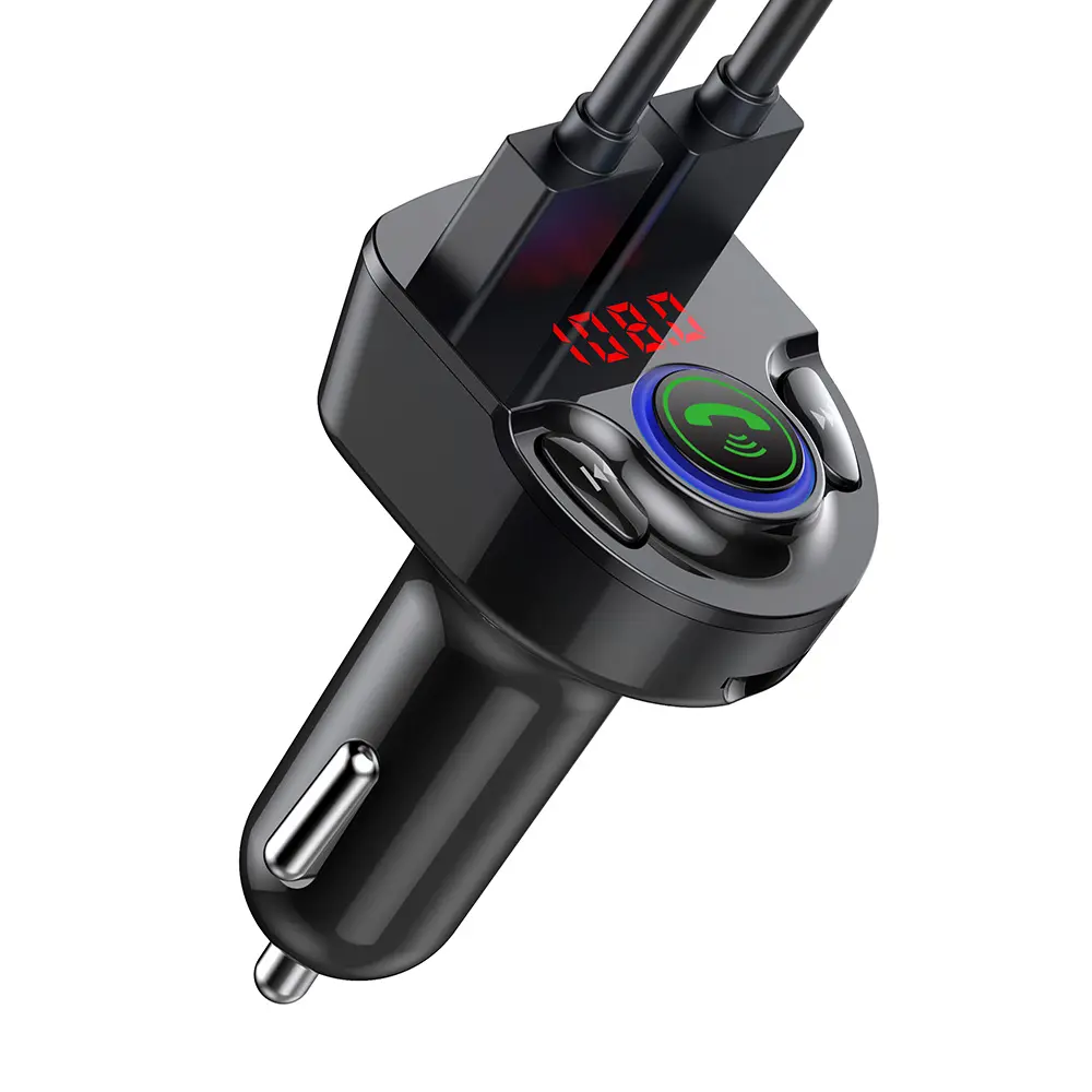 2020 Gxykit G32 Auto MP3 Speler Bluetooth Car Kit Fm-zender Modulator Handsfree 2 Poorten Draagbare Car Charger Hoge Kwaliteit