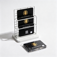 Carte de membre VIP professionnelle en PVC personnalisée avec impression offset CMYK CR80, design de remerciement pour cadeaux clients, vente en gros