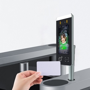 Terminal de Control de Acceso con Reconocimiento Facial, Tarjeta Inteligente NFC, RFID, QR, Máquina de Control de Asistencia con Tarjeta Perforada, Sistema de Seguridad Inteligente con Visión Nocturna - Product Image 1