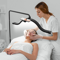 Lampe professionnelle ODM 30 pouces en forme de demi-lune pour extensions de cils avec base robuste pour studio d'extensions de cils et PMU