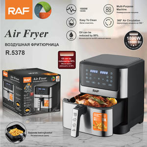 Freidoras de aire multifuncionales de nuevo diseño 1800W 10L 360 El aceite de circulación de aire se puede reducir Horno fácil de limpiar - Product Image 3