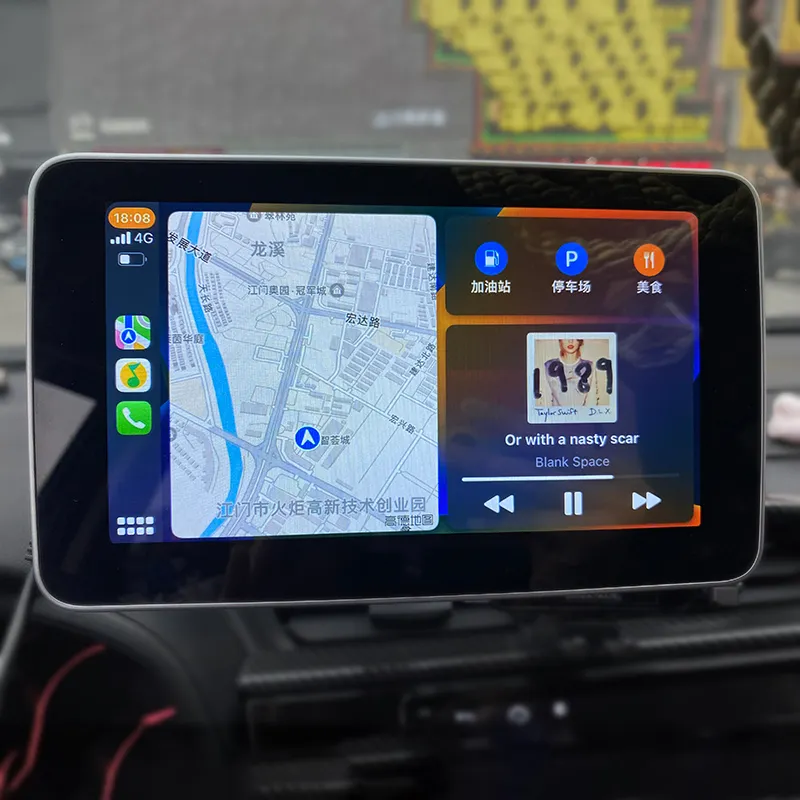 Máy Phát Video Đa Phương Tiện Android 2 Din Màn Hình IPS Cho Xe Hơi Đài Phát Thanh Nổi Đa Năng 7 Inch GPS