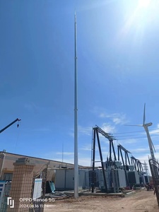 Cột thu lôi tự hỗ trợ trong 10m 15m 12M 18M 20m 25 mét chiều dài để chống sét và nối đất - Product Image 4