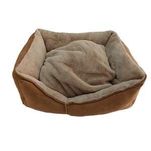 เตียงสัตว์เลี้ยง<span class=keywords><strong>ขน</strong></span><span class=keywords><strong>แมว</strong></span>และสุนัข<span class=keywords><strong>ขน</strong></span>ปุยนุ่มสบายถอดซักได้กันลื่น - Product Image 1