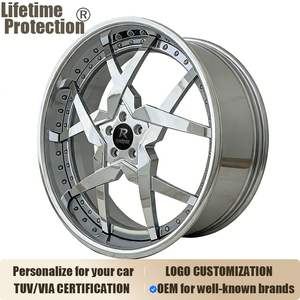 Ruedas Forjadas Rucci CUZO de 2 Piezas, 18-26 Pulgadas, 5x112, 5x120, 5x114.3 para <span class=keywords><strong>BMW</strong></span> M340i Touring, Audi <span class=keywords><strong>S4</strong></span>, Mercedes AMG C43 Sedán, Lexus IS350 - Product Image 1