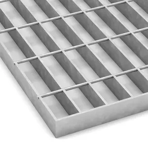 Venta caliente rejilla de acero galvanizado piso de rejilla plana plataforma industrial Barra de pintura rejilla de acero