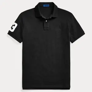 Camiseta de manga corta personalizada para hombre, camisetas de polo, ropa deportiva cómoda y transpirable, estampado por sublimación, tela de punto de talla grande - Product Image 1