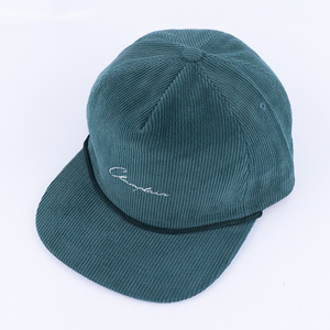 Casquette <span class=keywords><strong>Snapback</strong></span> Personnalisable Colorée avec Logo de Marque – Vente en Gros, Casquette <span class=keywords><strong>Snapback</strong></span> 5 Panneaux en Velours Côtelé avec Cordon - Product Image 3