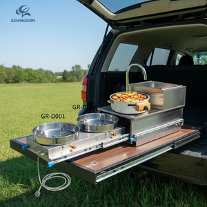 Cuisinière à gaz portable en acier inoxydable pour <span class=keywords><strong>camping</strong></span>-<span class=keywords><strong>car</strong></span>, avec évier et <span class=keywords><strong>robinet</strong></span> intégrés, pour utilisation en <span class=keywords><strong>camping</strong></span>-caravane - Product Image 2