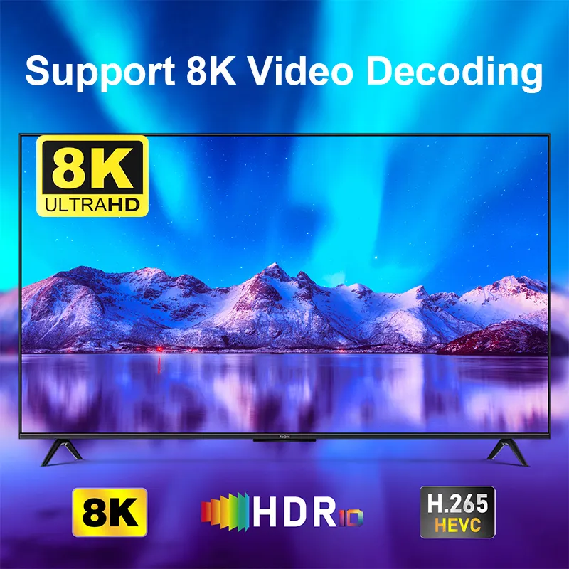 Dispositivo de transmisión H96max Quad Core RK3528 TV BOX Android 13 Dual WiFi Set Top Box 2GB Ram 16GB Rom 4K 8K Smart Android TV Box