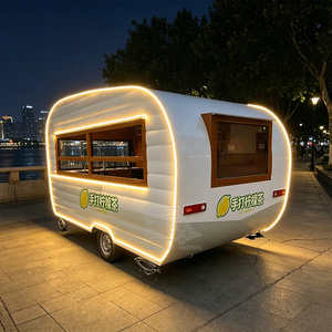 <b>Small</b> Compact Food Trucks Mobile Food Trailer Fast Food Trailer Ice Cream Trailer Mobile Coffee Cart Concession Food Trailer - Product Image 3