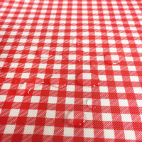 Nappe de table en plastique florale personnalisable, résistante, réutilisable, avec dos antidérapant en flanelle, écologique, imperméable, taille sur mesure