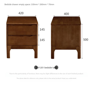 Dw1202 quanu đầu giường với USB giao diện mộc mạc giường gỗ thiết kế Trung Quốc gỗ vua Kích thước khung giường với lưu trữ - Product Image 6