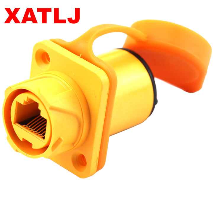 8-Pin RJ45 Connector 8P Nylon Housing 2A Straight Orientation LED Stage ...