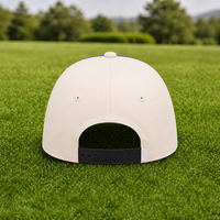 Casquette de baseball classique structurée à 5 panneaux, bicolore, brodée, à visière incurvée, de haute qualité, avec logo personnalisé, pour le sport