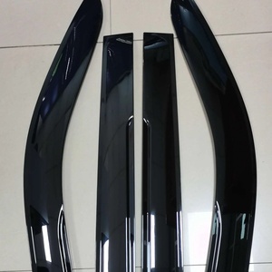 KQD Vente en gros Déflecteur de vent pour vitres de voiture, garniture décorative en PC, pare-soleil pour Toyota Land Cruiser 2016-ON - Product Image 1