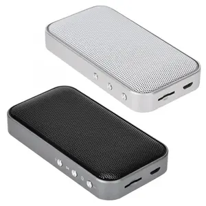 Draagbare Draadloze Super Kwaliteit Muziek Speaker Draagbare Mini Bluetooth Speaker Drop Shipping Product Outdoor Batterij Metaal Oem 5W