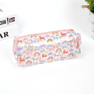 Estuche de lápices Kawaii, bolsa con cremallera de PVC, cremallera de PVC personalizada, material escolar bonito para niños, bolsas de lápices - Product Image 4