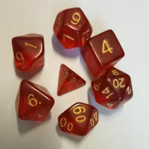 Dado de rpg dnd personalizado, conjunto de dados de plástico de resina de acrílico com tamanhos diferentes