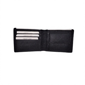 Portefeuille pour homme en cuir véritable personnalisable, imperméable, 6 pouces, motif étoile, fermeture ouverte, BS INTERNATIONAL - Product Image 4