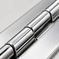 Charnière de piano pour armoire, charnière continue en acier inoxydable, quincaillerie de porte robuste, vente en gros directe d'usine de meubles
