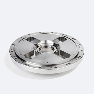 Couvre-rotor de <span class=keywords><strong>centrifugeuse</strong></span> haute vitesse à bride, rainures de légerage croisées, trou d'axe de précision, en acier inoxydable duplex 2205 - Product Image 1