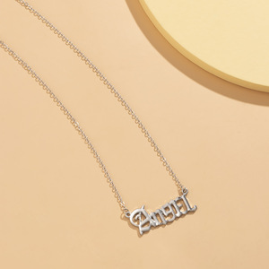 カスタムジオメトリックレトロレター「<span class=keywords><strong>ANGEL</strong></span>」ウエストチェーンセクシーファッションボディチェーンPVD金メッキジュエリーステンレススチールベリーチェーン - Product Image 6