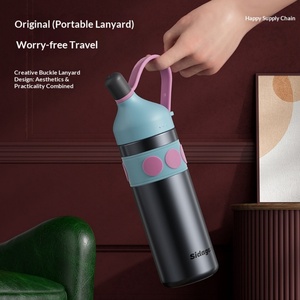 Vaso Térmico de Gran Capacidad Shijia con Pajita, Diseño Estético para Chicas, Modelo 2026, Portátil, Deportivo, de Acero Inoxidable 316, 6 Termos - Product Image 4