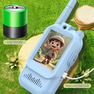 วิทยุสื่อสารของเล่นเด็กแบบหน้าจอแสดงผลระยะไกล ชาร์จผ่าน USB กันน้ำ พร้อมจอแสดงผลการชาร์จ จำลองการใช้งานแบบไร้สาย - Product Image 3