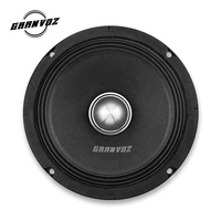 Haut-parleur de milieu de gamme de voiture de 6.5 pouces 4 Ω-Conception de balle de conducteur de compression en néodyme de 200W max avec cadre en aluminium