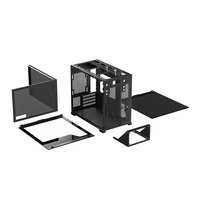Boîtier PC GALAX Metal Master T240 SFF Mini ITX avec poignée de transport, verre trempé, châssis d'ordinateur de jeu en maille, noir