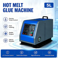 Machine à colle thermofusible, machine à colle thermofusible par pulvérisation, colle ponctuelle pour machine à plier et coller les boîtes en carton, machine à coller les boîtes en papier déchirable