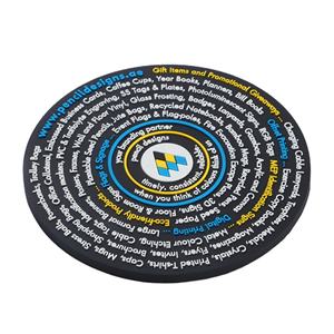 แผ่นรองแก้วซิลิโคน PVC ทนความร้อนแบบกลมสำหรับขายส่ง พร้อมโลโก้ที่ปรับแต่งได้สำหรับเครื่องดื่ม - Product Image 5