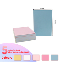 Cahier de papeterie A5 de haute qualité 100gsm Pages lignées avec couverture en papier 250gsm imprimé cahier relié de colle Kraft
