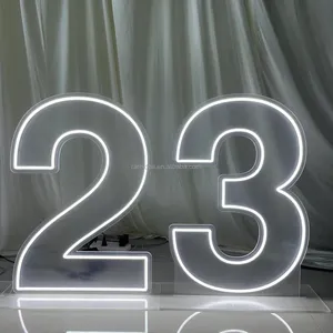 Wedding Led Electronic Light Sign Love Letters Light Up Number