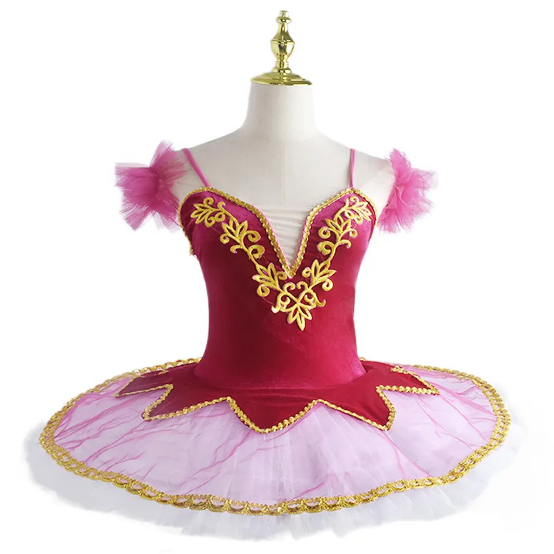 Ballet Tutu Skirt Girls Women Sequined Professional Ballet Dress Competition Dance Costumes Platter Tutu Ballerina Wear