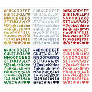 Autocollants <span class=keywords><strong>lettres</strong></span> brillants <span class=keywords><strong>de</strong></span> 0,5 pouce, série Sands, cadeau d'anniversaire, carte <span class=keywords><strong>de</strong></span> vœux DIY, carte Goo, carnet <span class=keywords><strong>de</strong></span> notes - Product Image 2