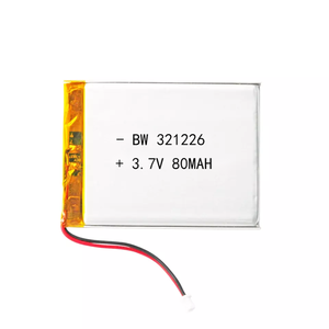 321226 3.7V 80mAh pin lithium ion di động 500 chu kỳ Pouch LiPo pin di động siêu mỏng pin lithium polymer - Product Image 2