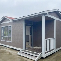 Maison préfabriquée économique en conteneur, résistante au feu et au vent, structure en acier, installation simple, pour écoles et zones rurales