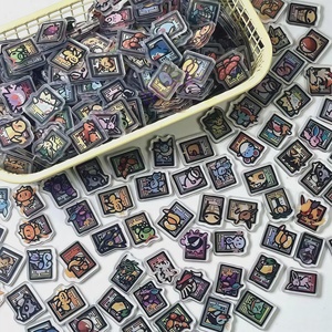OEM ODM Soporte de acrílico, Dijes de acrílico de anime, Piezas de arte pixelado de 2 cm para manualidades y carcasas de teléfono de acrílico DIY - Product Image 1