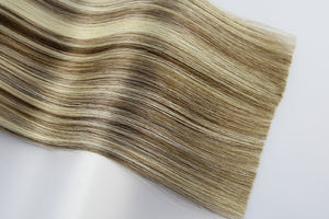 Extensions de cheveux humains vierges à 100% à la vente chaude, adhésif invisible, pointe plate, kératine pré-collée, postiches pour un usage quotidien - Product Image 3